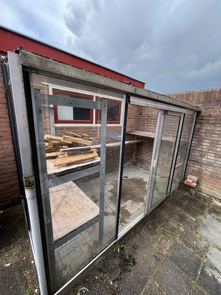 Muurkas /  Tuinkas, Tuin en Terras, Kassen, Ophalen, Gebruikt, Muurkas, Glas