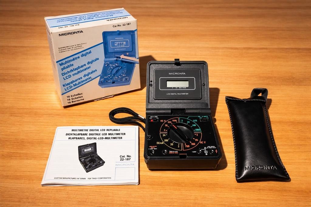 Vintage Micronta 22-187 Multimeter - Digitaal & Draagbaar, Ophalen of Verzenden