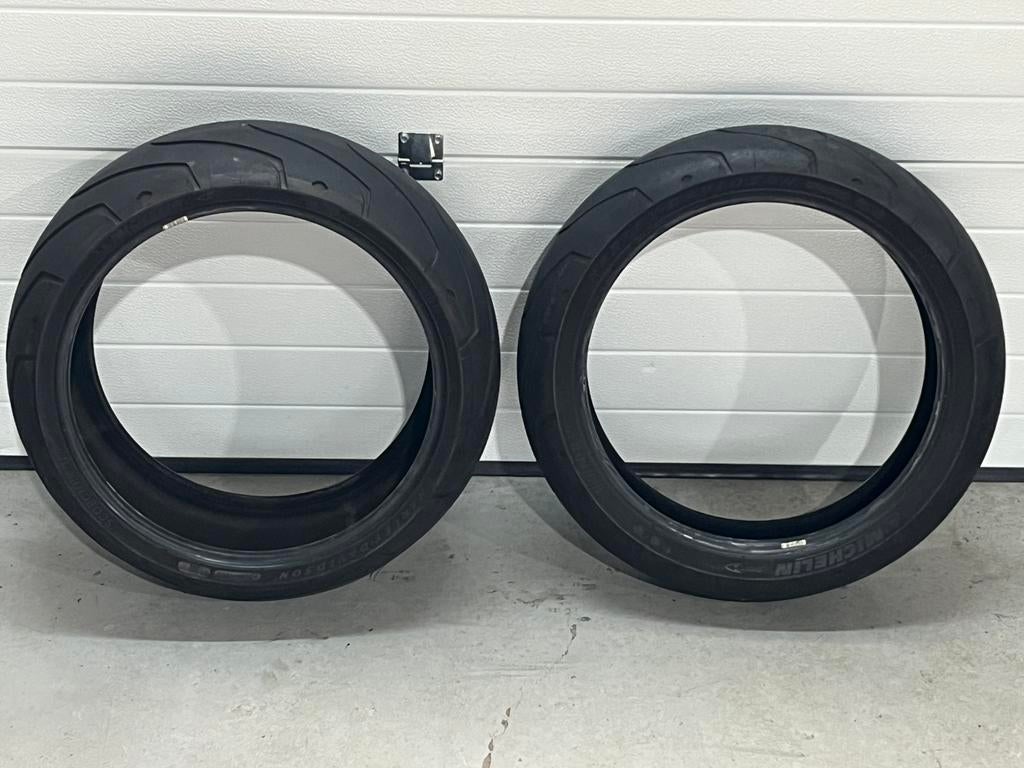 Harley davidson fatboy banden Z.G.A.N michelin, Motoren, Ophalen of Verzenden, Gebruikt