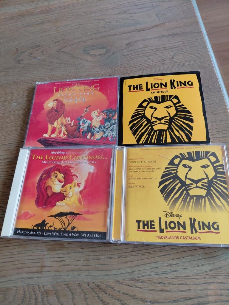 Disney The Lion king cd collectie. De Leeuwenkoning., Ophalen of Verzenden, Zo goed als nieuw