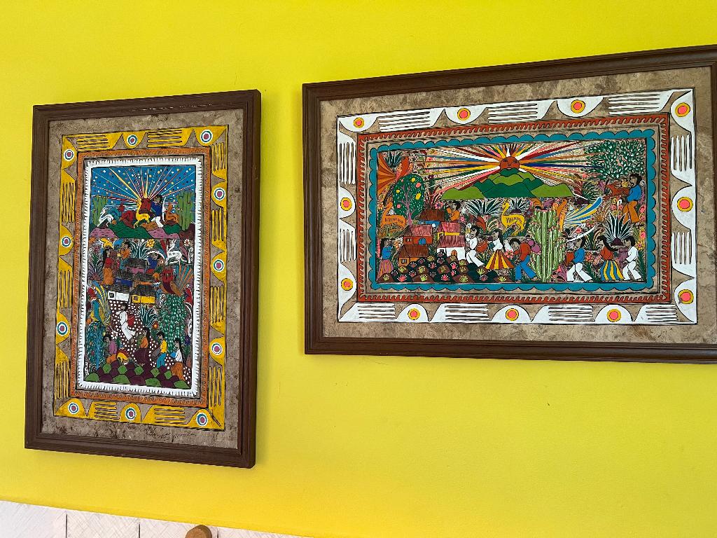 Mexicaanse schilderijen, Antiek en Kunst, Kunst | Schilderijen | Klassiek, Ophalen