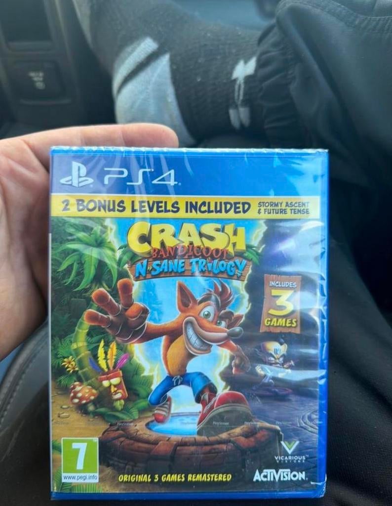 Crash Bandicoot N. Sane Trilogy PS4, 1 speler, Nieuw, Ophalen of Verzenden, Platform