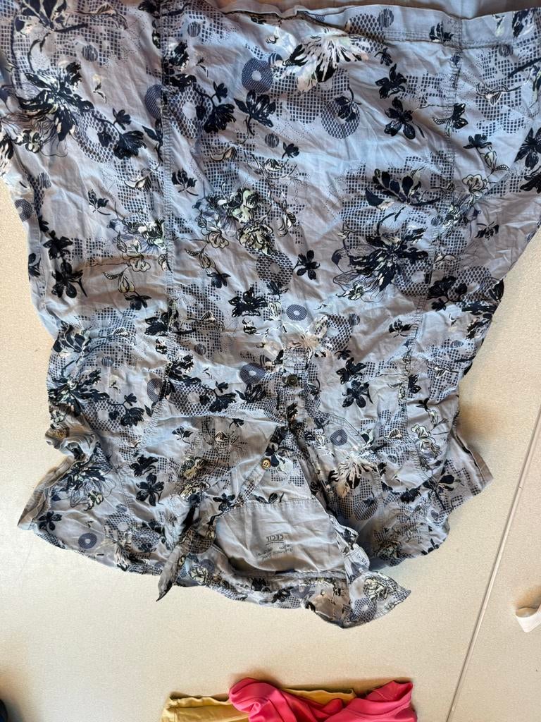 Cecil blouse met bloemenprint, Kleding | Dames, Ophalen, Gedragen, Maat 42/44 (L), Blauw