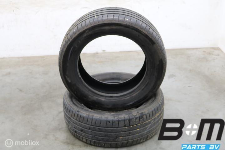 2 x 2355517 103H Bridgestone Turanza T005 met 5mm 235 55 17, Auto-onderdelen, Banden en Velgen, Gebruikt, 17 inch, 235 mm, Band(en)