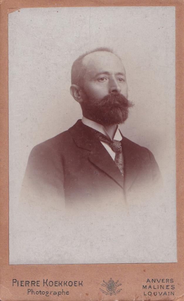 Oude foto man, Ophalen of Verzenden, Voor 1940, Zo goed als nieuw, Overige onderwerpen