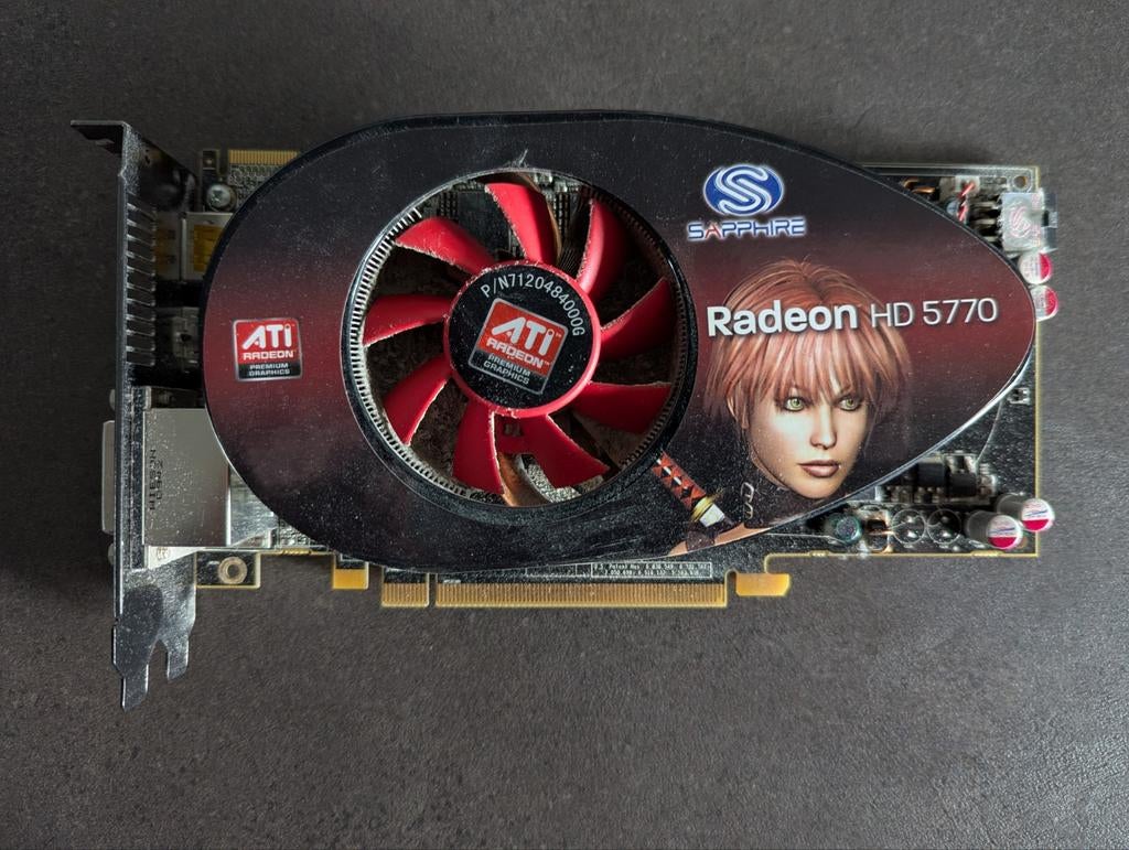 Sapphire Radeon HD 5770 Grafische Kaart, Gebruikt, AMD, HDMI, Ophalen of Verzenden