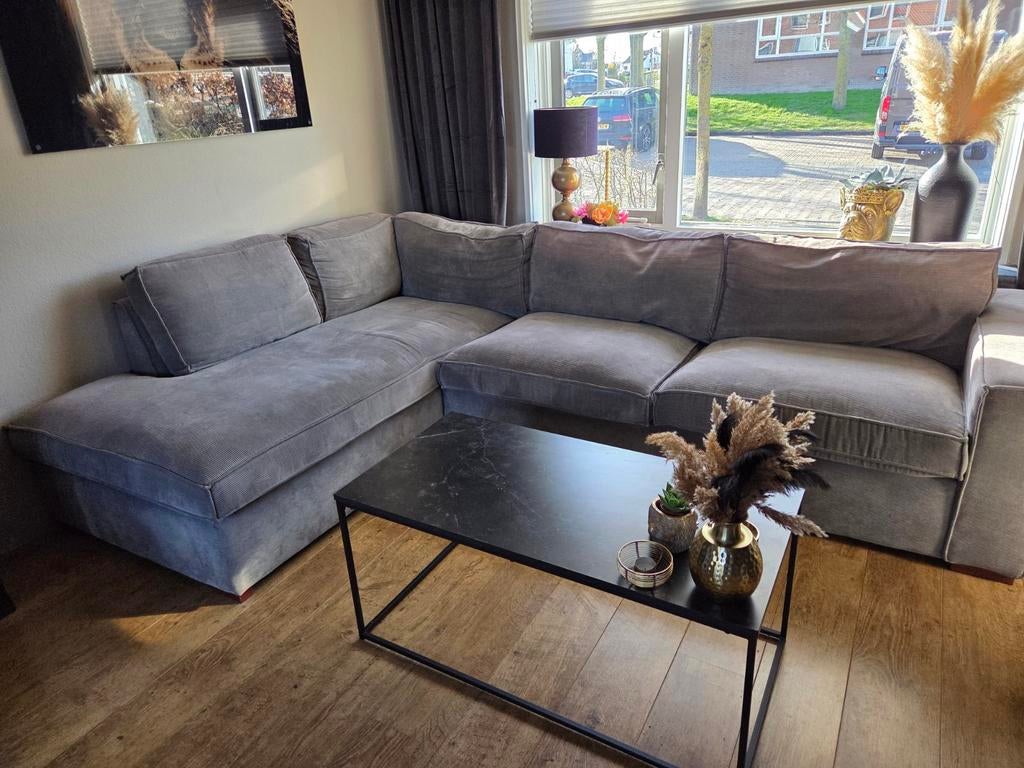 Ribstof loungebank, Ophalen of Verzenden