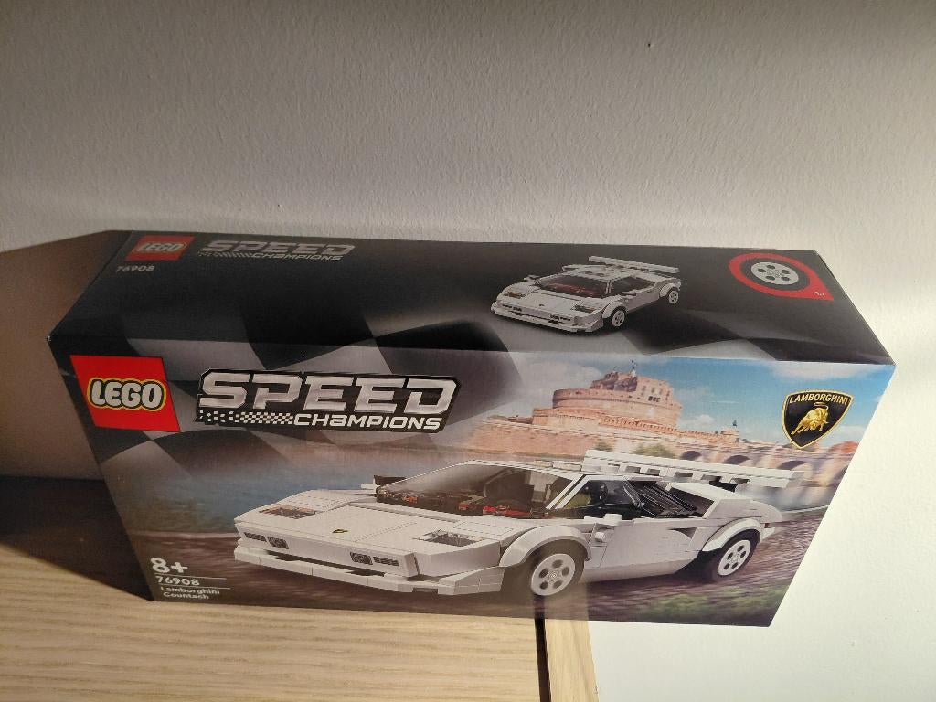lego speed 76908 lamborghini countach, Lego, Nieuw, Complete set, Ongeopend/sealed