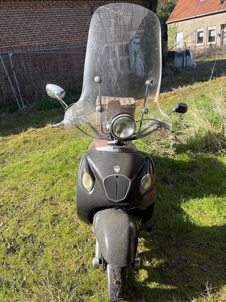 Scooter, v snaar stuk, Ophalen