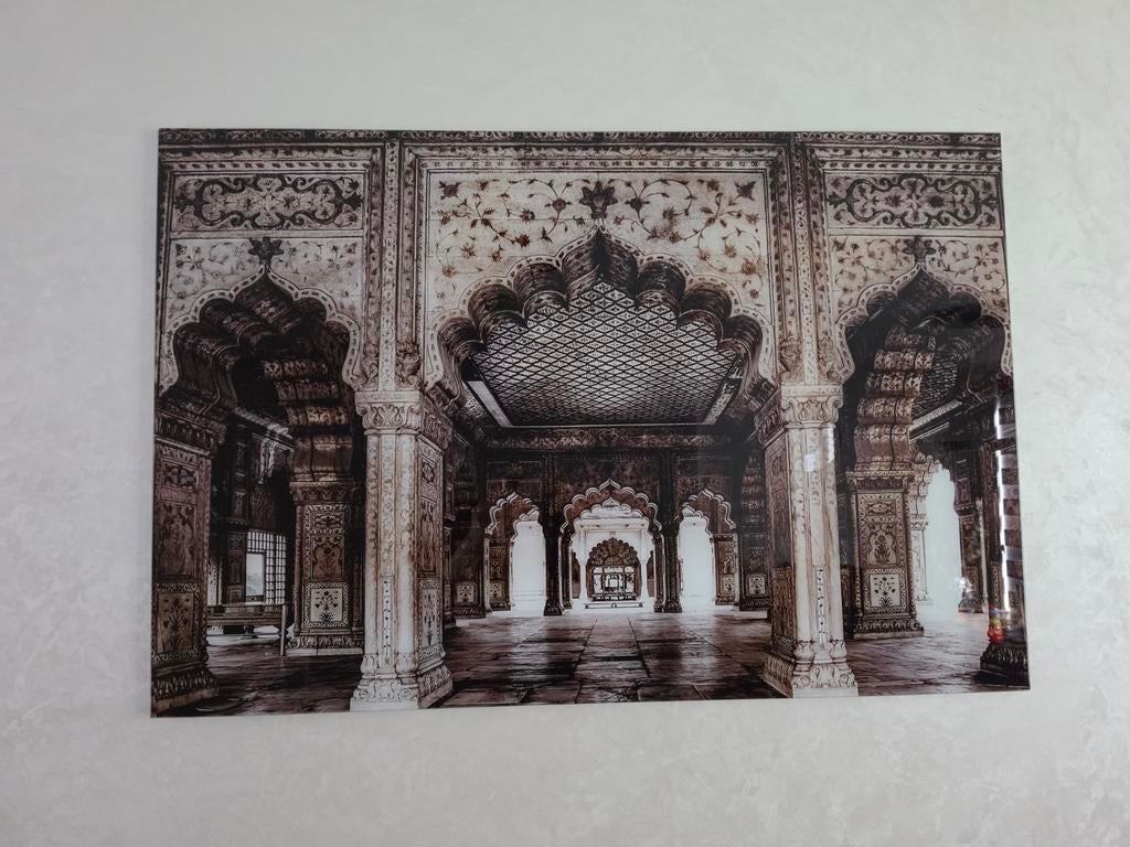 Groot glazen fotolijst 80x120 cm - Ophalen Utrecht, Ophalen, Overige materialen, Zo goed als nieuw, 100 tot 125 cm