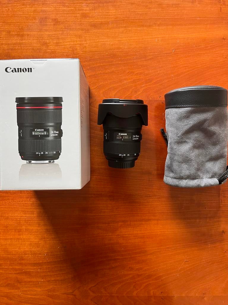 Canon EF 24-70mm f/2.8L II USM Lens, Audio, Tv en Foto, Fotografie | Lenzen en Objectieven, Ophalen, Zo goed als nieuw, Standaardlens
