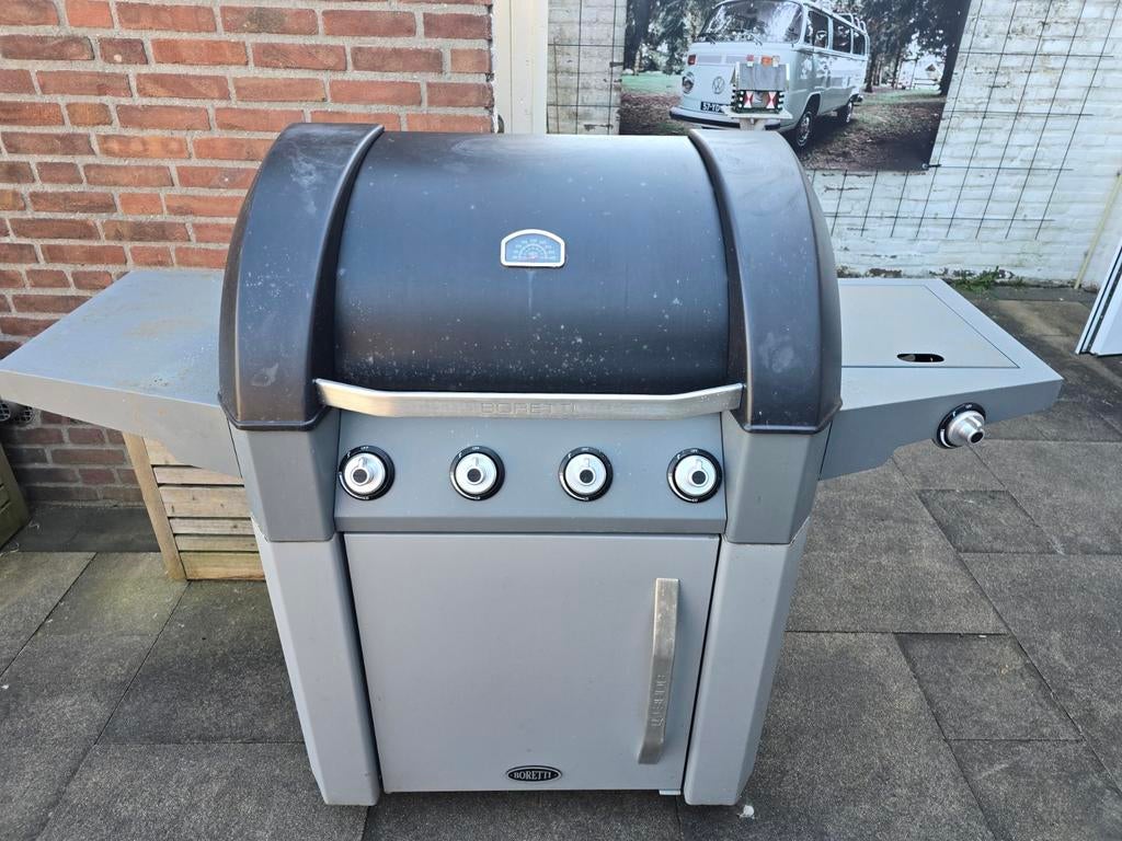 Boretti Forza gasbarbecue met extra's en zijbrander, Ophalen, Gebruikt, Borretti