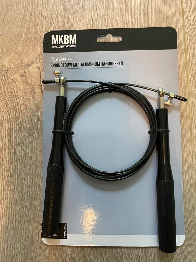 MKBM Springtouw met aluminium handgrepen, Ophalen of Verzenden, Sport-springtouw, Nieuw