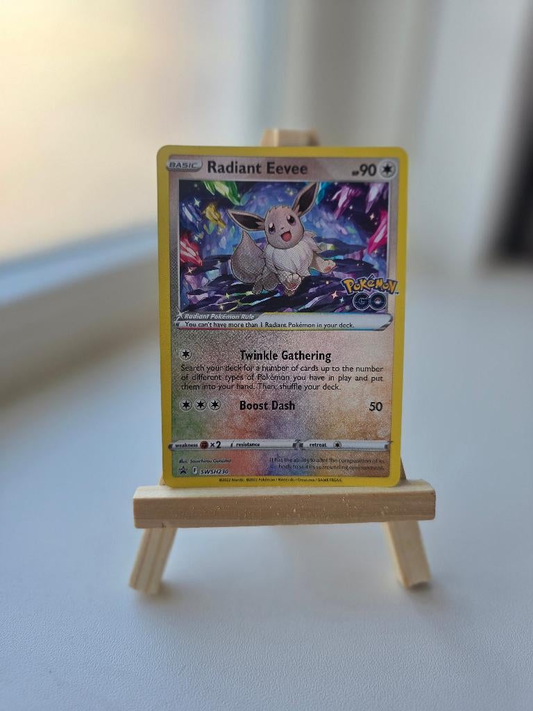 Radiant Eevee promo swsh230, Ophalen of Verzenden, Zo goed als nieuw, Losse kaart