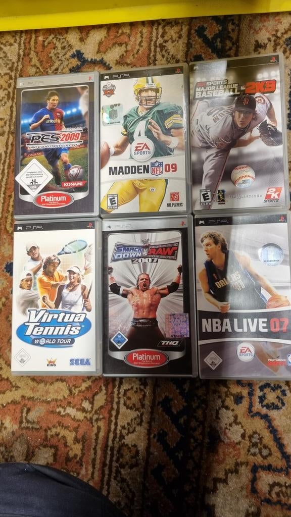 PSP Games - Sportcollectie (6 spellen), Spelcomputers en Games, Games | Sony PlayStation Portable, Ophalen of Verzenden