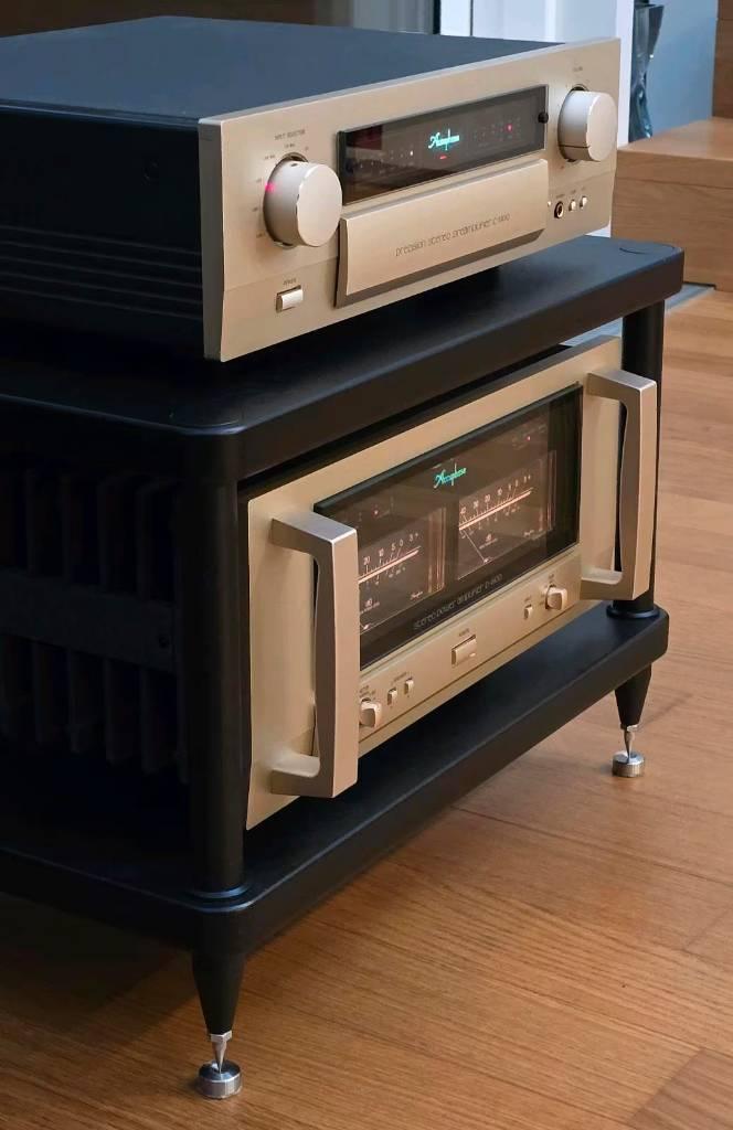 Accuphase P6100 & Accuphase C2400, Ophalen of Verzenden, Zo goed als nieuw, 120 watt of meer, Overige merken