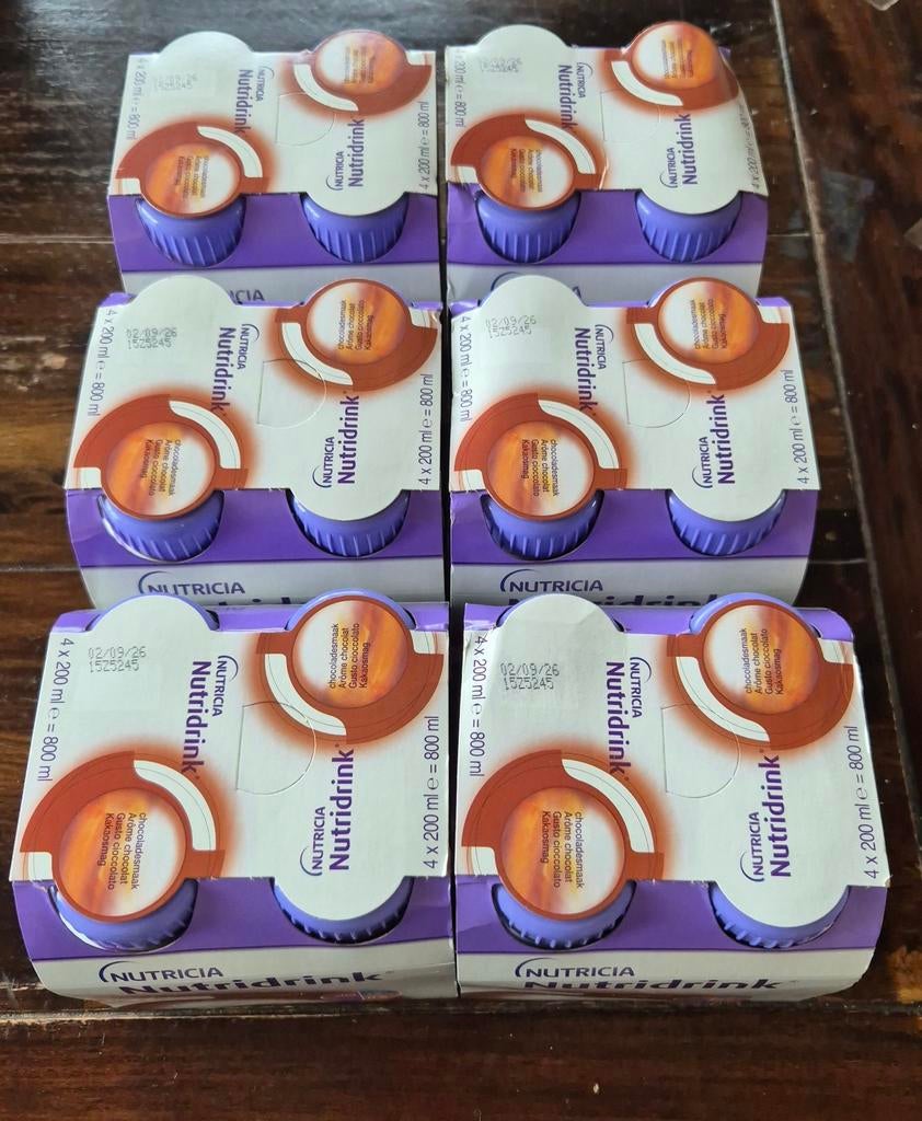 24x200ml Nutricia Nutridrink. Chocolade., Ophalen of Verzenden, Nieuw