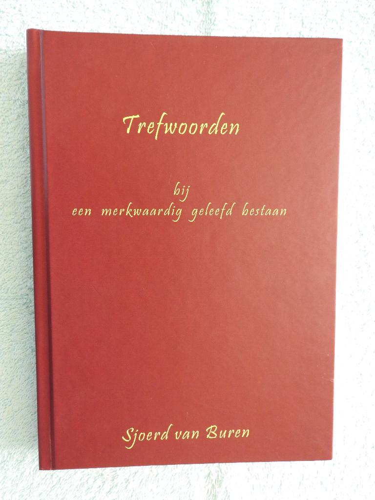 Sjoerd van Buren - Trefwoorden bij een merkwaardig bestaan, Ophalen of Verzenden, Zo goed als nieuw