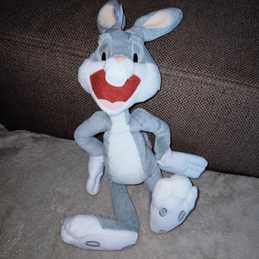 Bugs bunny, warner bros, looney tunes., Ophalen of Verzenden, Zo goed als nieuw, Konijn