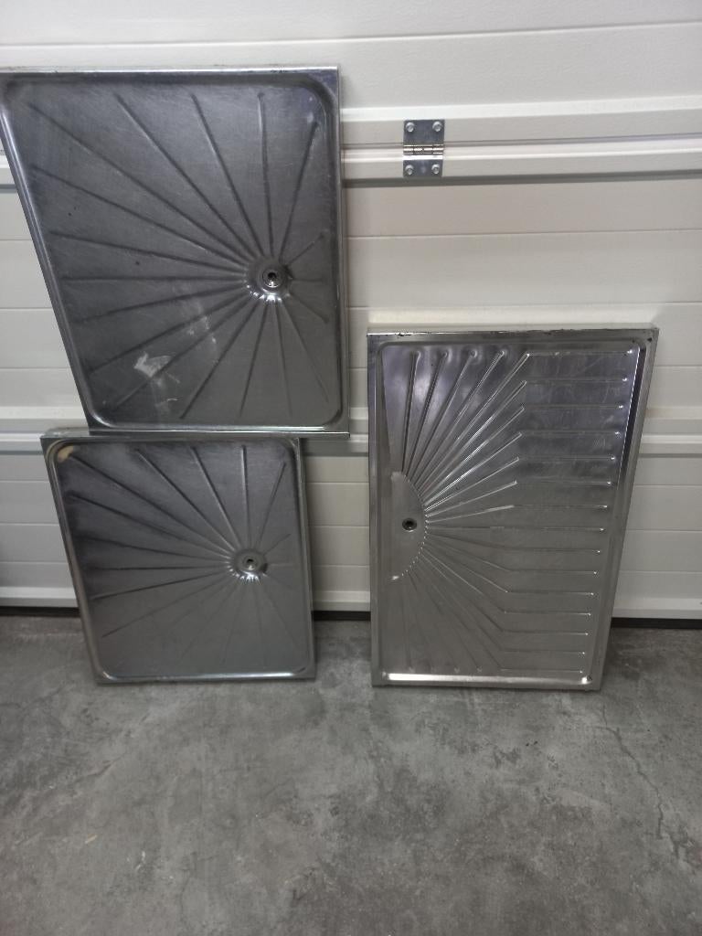 Lekblad RVS met afvoer 100x50cm, Witgoed en Apparatuur, Thuistaps, Ophalen of Verzenden, Gebruikt, Overige merken