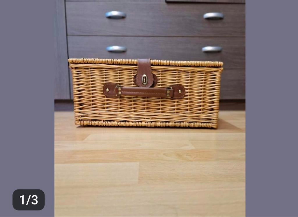 Te koop picknickmand, Hobby en Vrije tijd, Picknickmanden, Ophalen of Verzenden