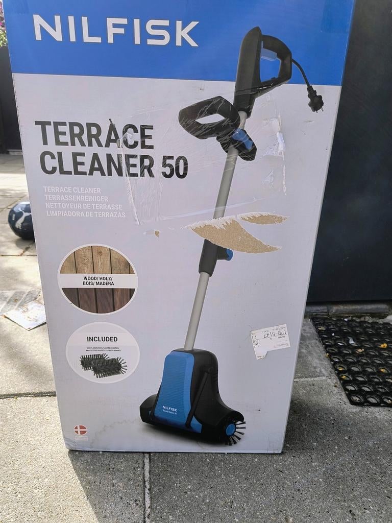Nilfisk Terras reiniger, Nieuw, Ophalen of Verzenden, Nilfisk, Elektrisch
