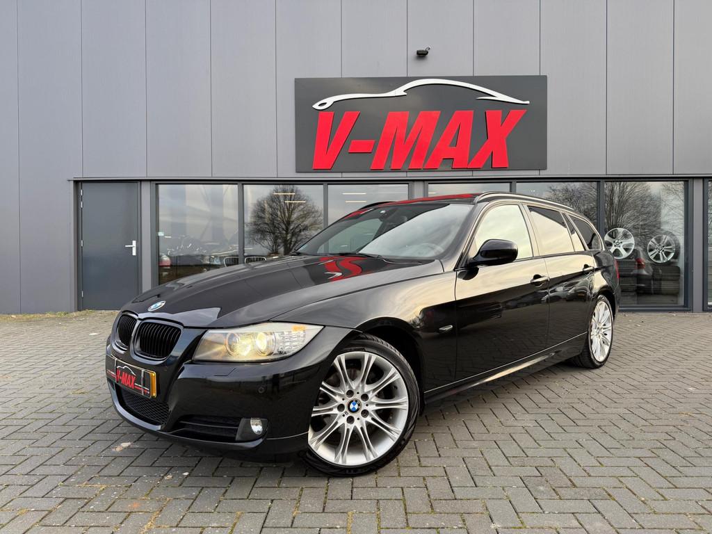 BMW 318i 2.0 AUT Xenon Pano H/Kardon NaviProf Stoelvw Memory, Automaat, Euro 5, Zwart, 1435 kg