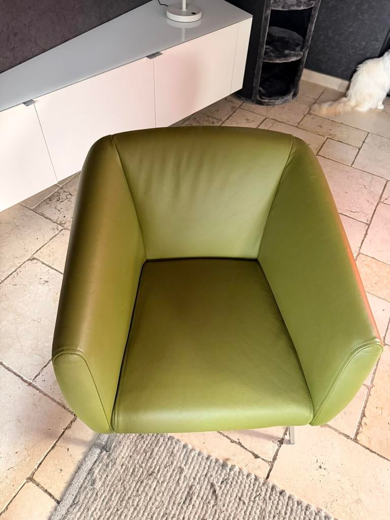 Leolux fauteuil te koop, Ophalen, Gebruikt, Design, 75 tot 100 cm