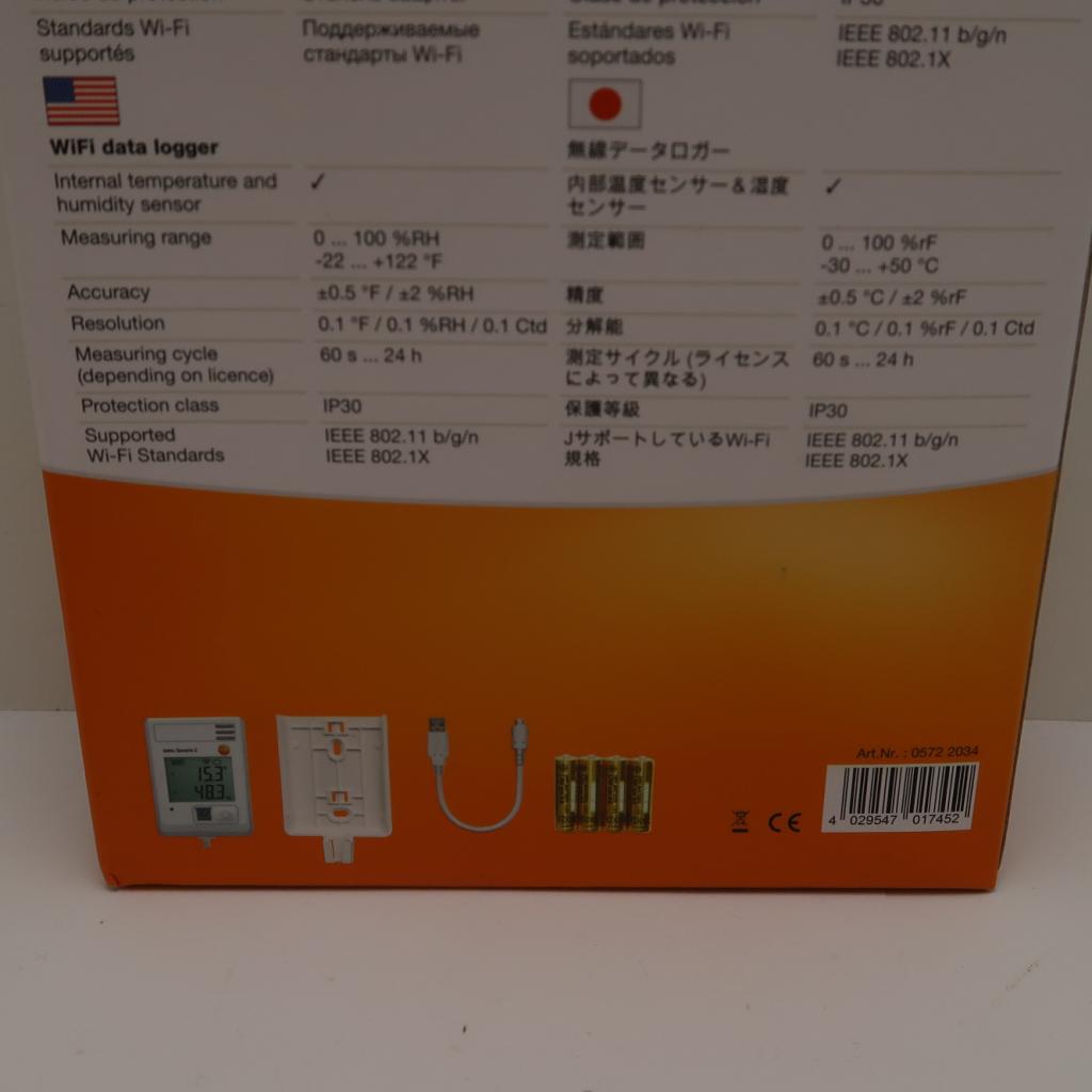 Testo Saveris 2-H1 Wifi Datalogger | Nieuw in Doos, Niet ingevuld, Nieuw, Niet ingevuld, Niet ingevuld