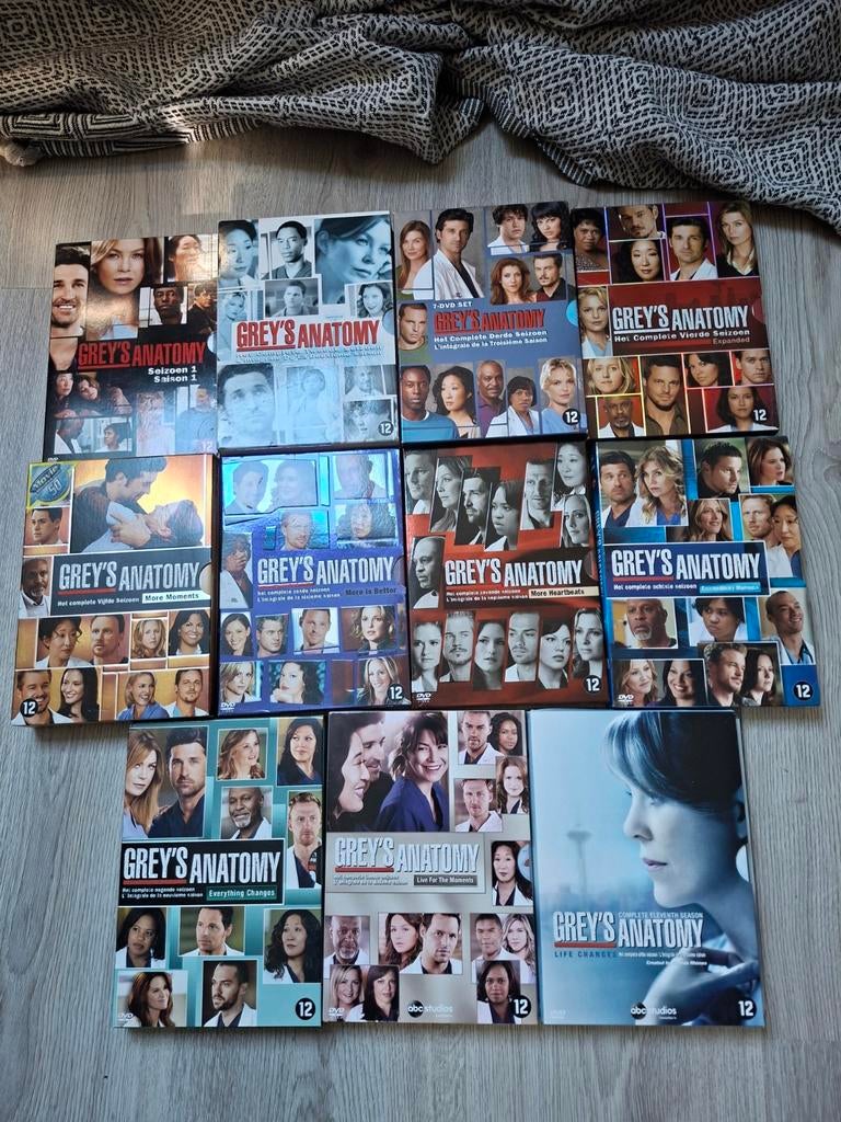 Grey's Anatomy Seizoenen 1 t/m 11 DVD Boxset, Cd's en Dvd's, Gebruikt, Boxset, Drama, Ophalen of Verzenden