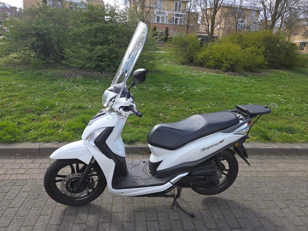 Scooter SYM Symphony ST 50 wit 2017 met windscherm, Ophalen, Gebruikt, Overige modellen, Benzine