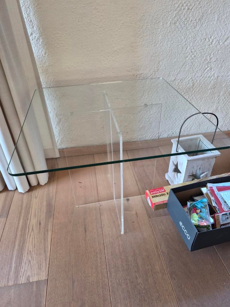 Glazen tafel, Ophalen, 50 tot 100 cm, 50 tot 75 cm, 50 tot 100 cm