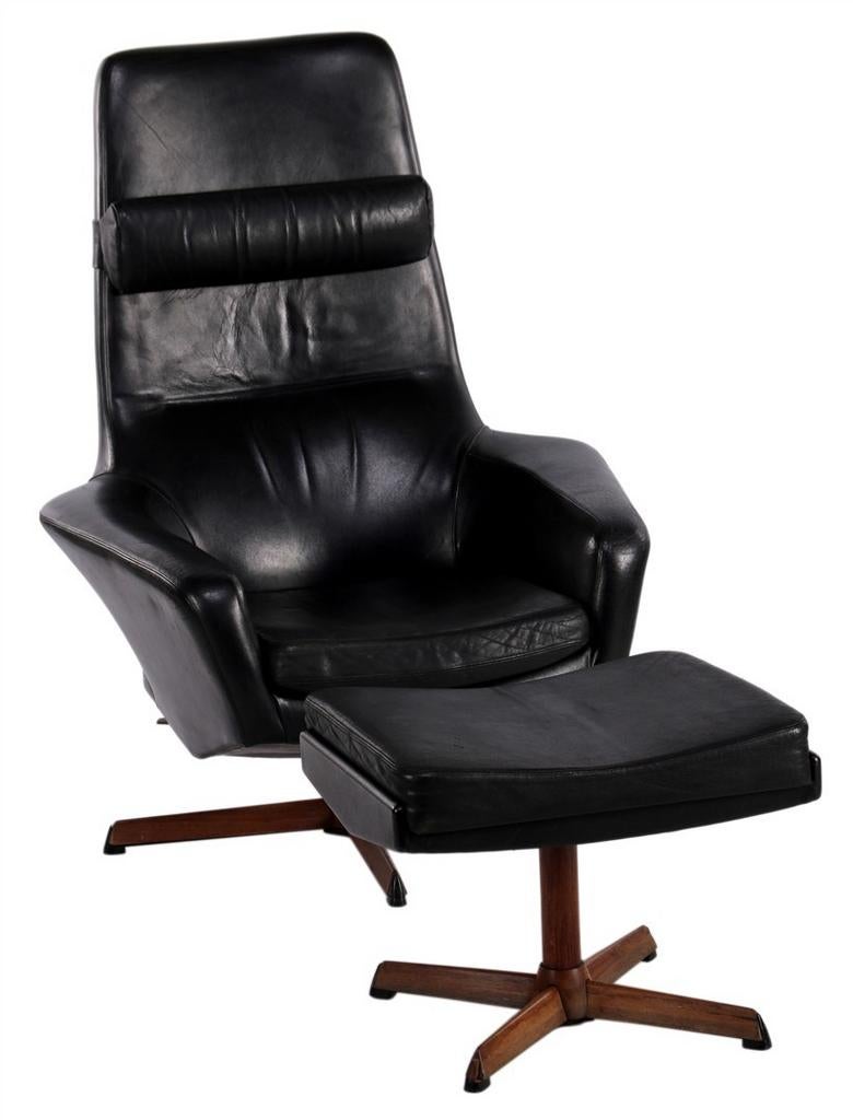 Deens design Kofod Larsen/Bovenkamp, Ophalen, Gebruikt, Leer, Design