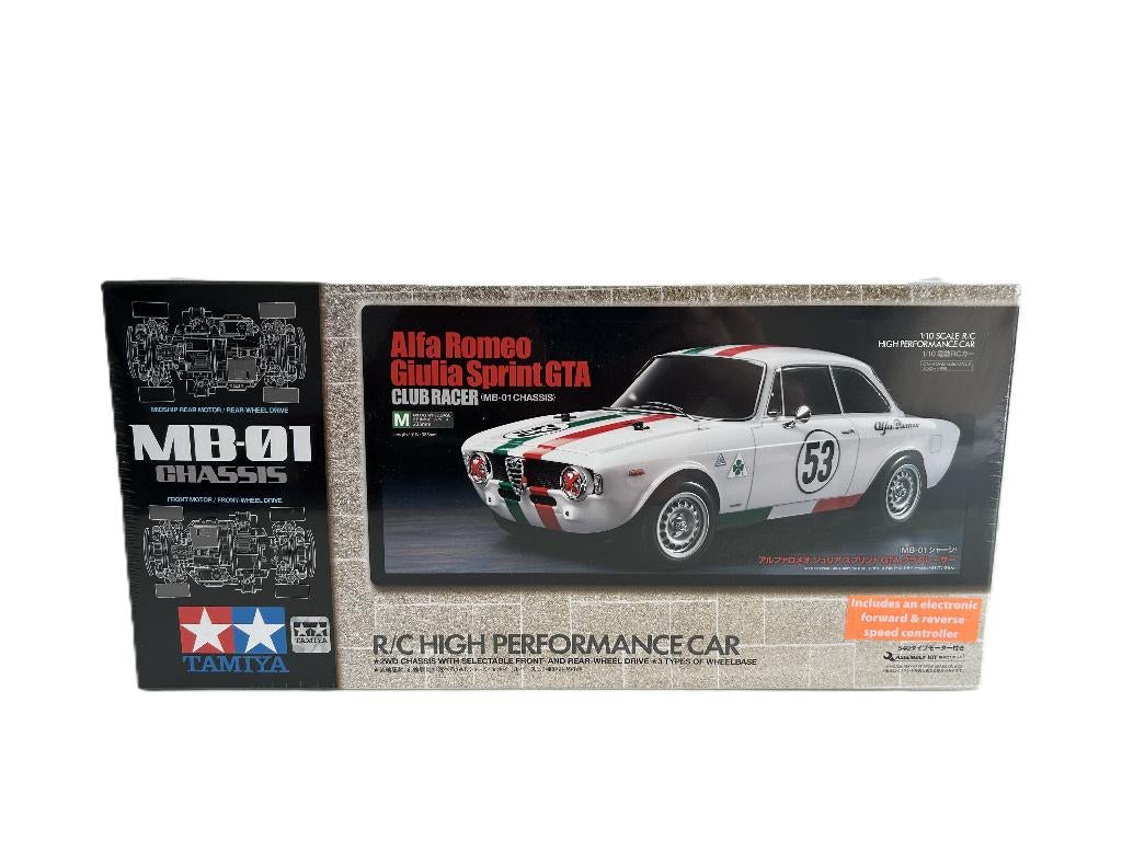 Tamiya 1:10 RC Alfa Rom. Giulia Spr. Club MB-01