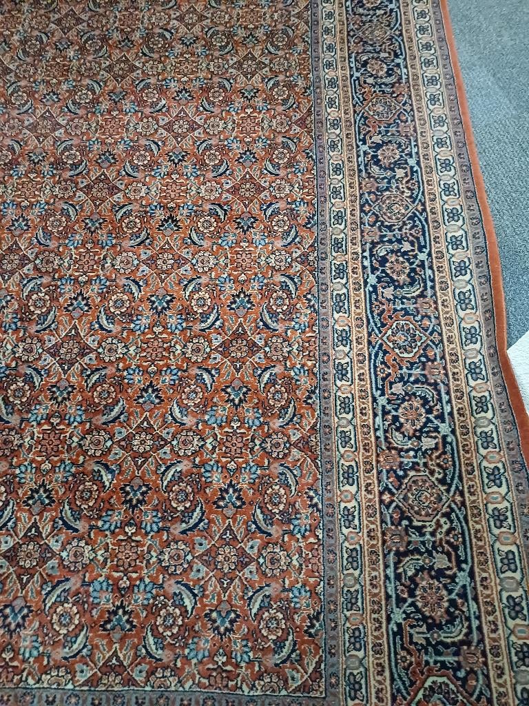 Prachtig Perzisch tapijt, Ophalen, Gebruikt, Wit, 200 cm of meer