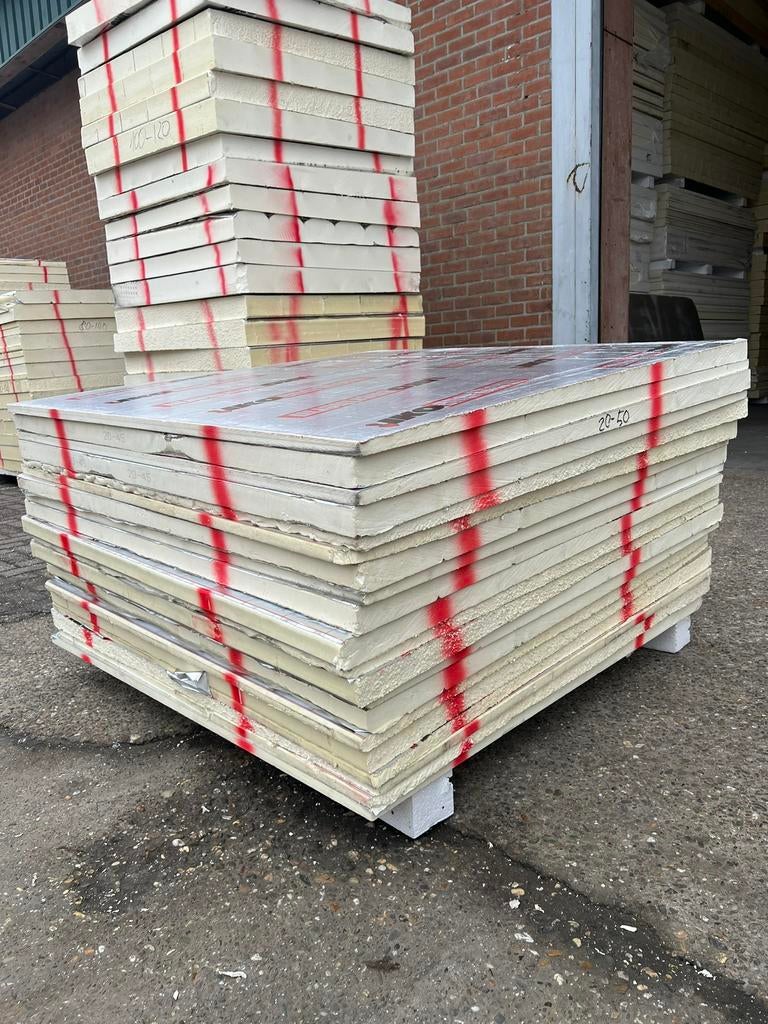 B/C-keus Pir Afschot 2-zijdig Aluminium afmeting 120x120, Nieuw, Ophalen of Verzenden, Hardschuim (Pir), 15 m² of meer