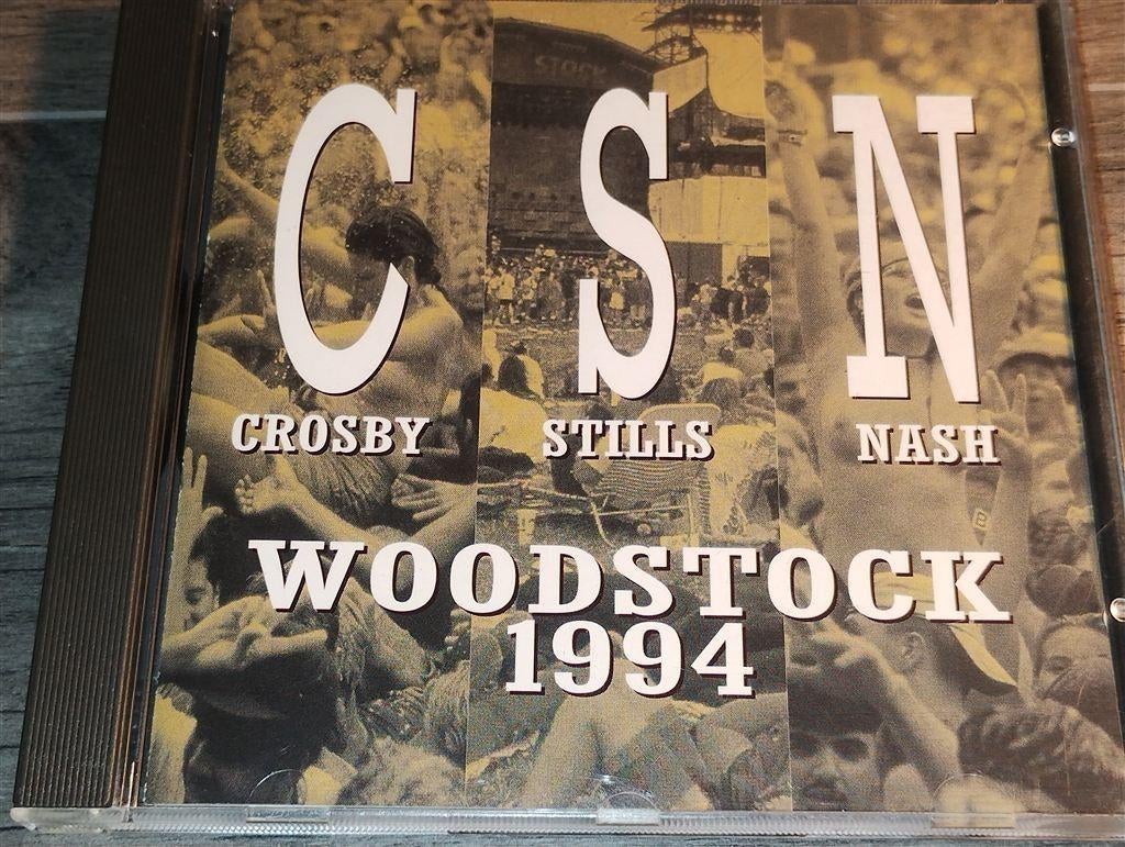 Crosby, Stills & Nash - Woodstock 1994 [Onofficieel], Ophalen of Verzenden, Zo goed als nieuw, Poprock