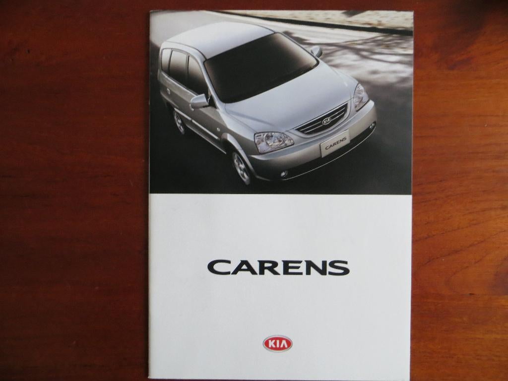Kia Carens (2004) met bijlage: accessoire prijslijst, Ophalen of Verzenden, Nieuw, Overige merken