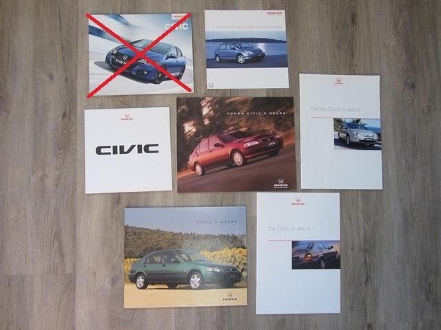 Honda Civic 5-Deurs Folders, Boeken, Auto's | Folders en Tijdschriften, Zo goed als nieuw, Honda, Ophalen of Verzenden