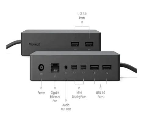Microsoft Surface Dock (1), Computers en Software, Dockingstations, Ophalen of Verzenden, Microsoft, Docking station, Gebruikt