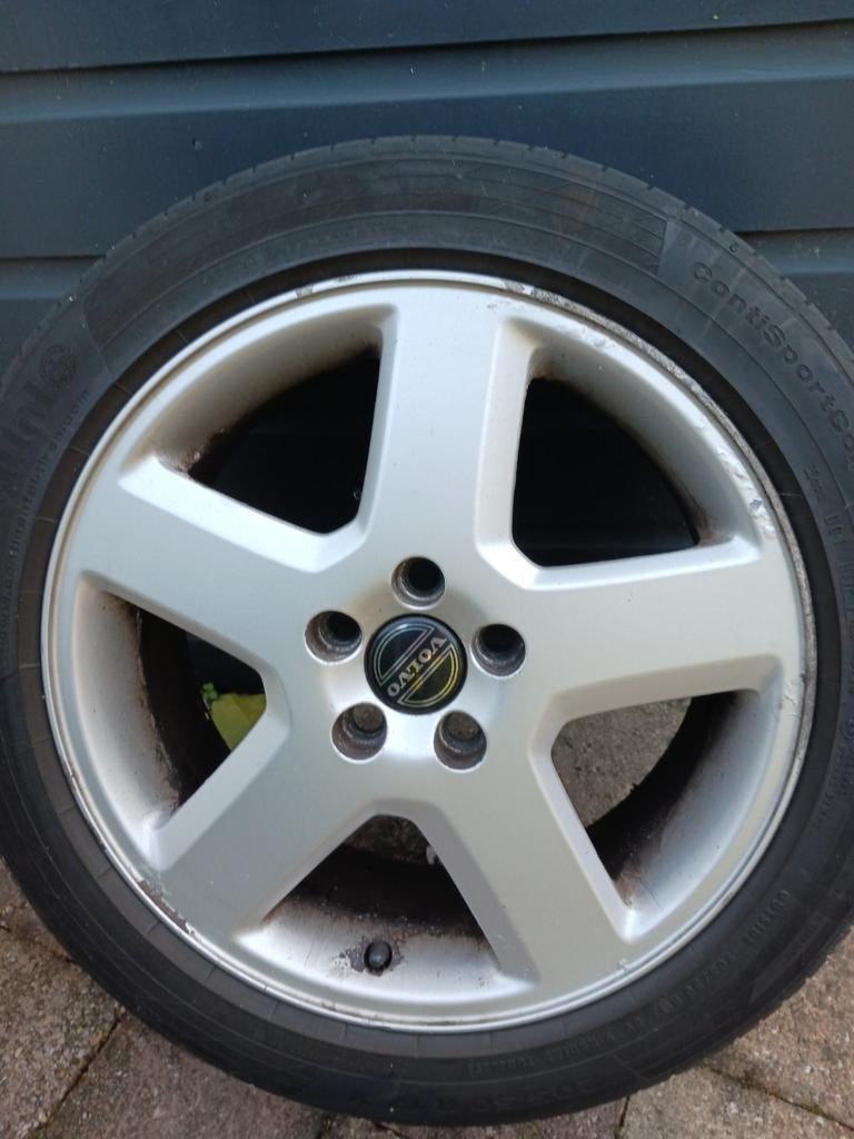 Originele Volvo 17 inch velgen voor een c30 (zonder banden), Ophalen, Gebruikt, Velg(en), 17 inch