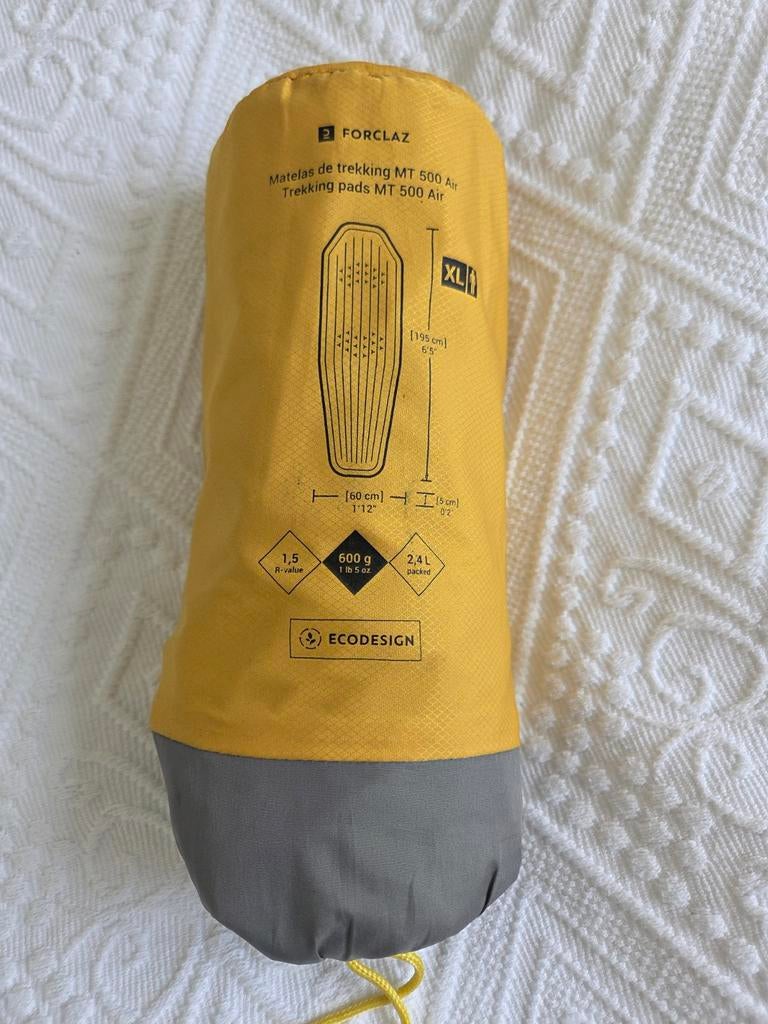 Decathlon Forclaz MT 500 Air 1-persoons luchtbed XL, Ophalen of Verzenden, Gebruikt, 1-persoons