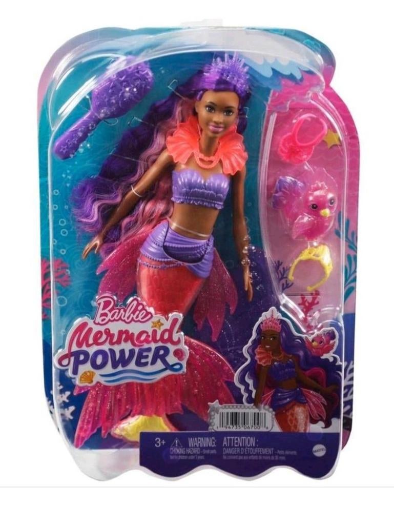 Barbie Zeemeermin Power Brooklyn Pop met Accessoires, Barbie, Nieuw, Ophalen of Verzenden, Service.nl@mattel.com