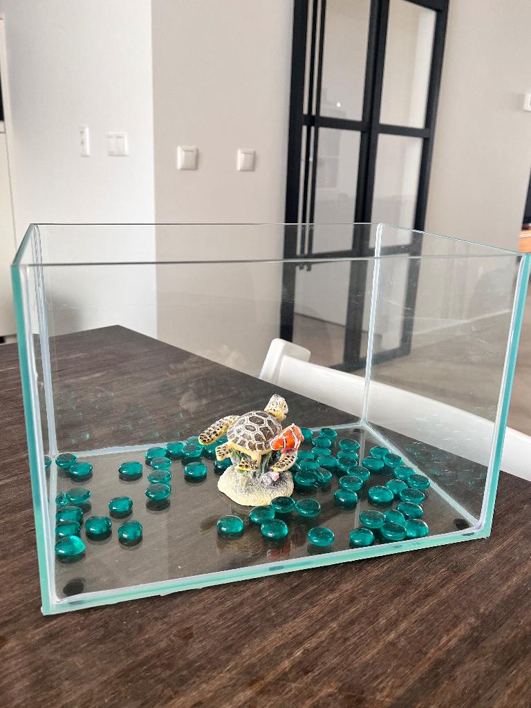 Aquarium 30x20x20, Ophalen of Verzenden, Leeg aquarium