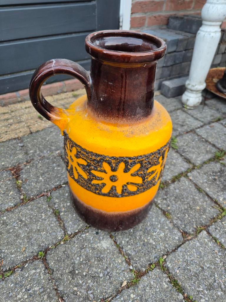 Vintage Scheurich Keramik kruikvaas 408-40, Antiek en Kunst, Antiek | Keramiek en Aardewerk, Ophalen of Verzenden