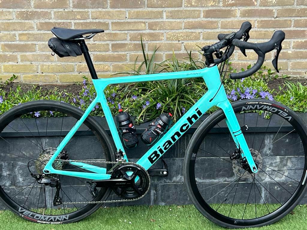 Bianchi Racefiets Maat 59 - Zo goed als nieuw!, Fietsen en Brommers, Fietsen | Racefietsen, 28 inch, Carbon, Heren, Zo goed als nieuw