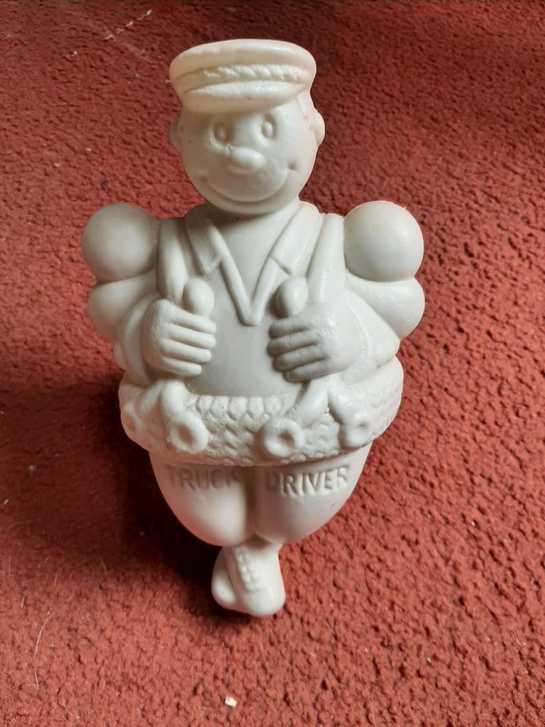 Truck Driver figuur van plastic met steun, Ophalen of Verzenden, Gebruikt