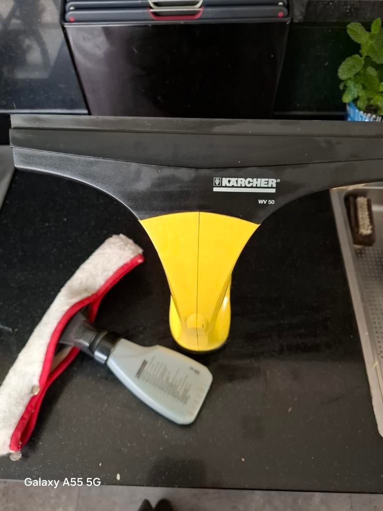 Kärcher WV 50 ramenreiniger, gebruikt en overcompleet, Ophalen of Verzenden, Gebruikt