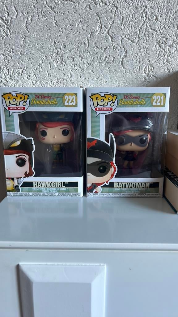 Funk pop DC comics BomBShells Hawkgirl Bateoman, Ophalen of Verzenden, Zo goed als nieuw
