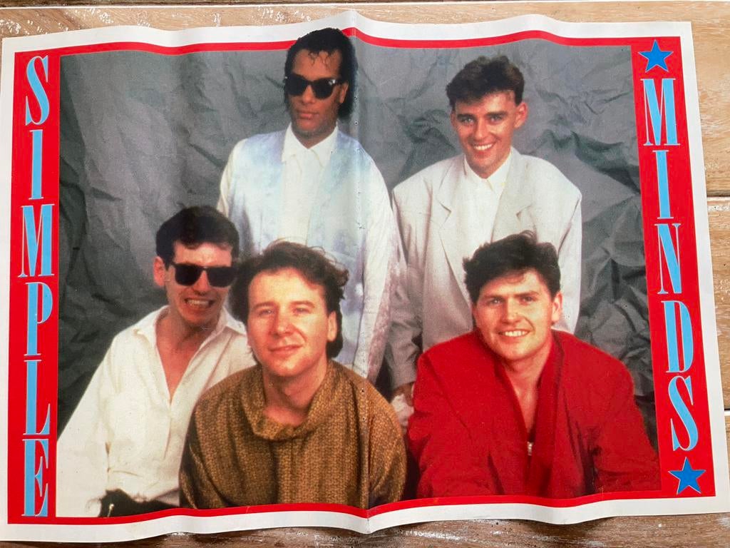 A3 Poster SIMPLE MINDS, Ophalen of Verzenden